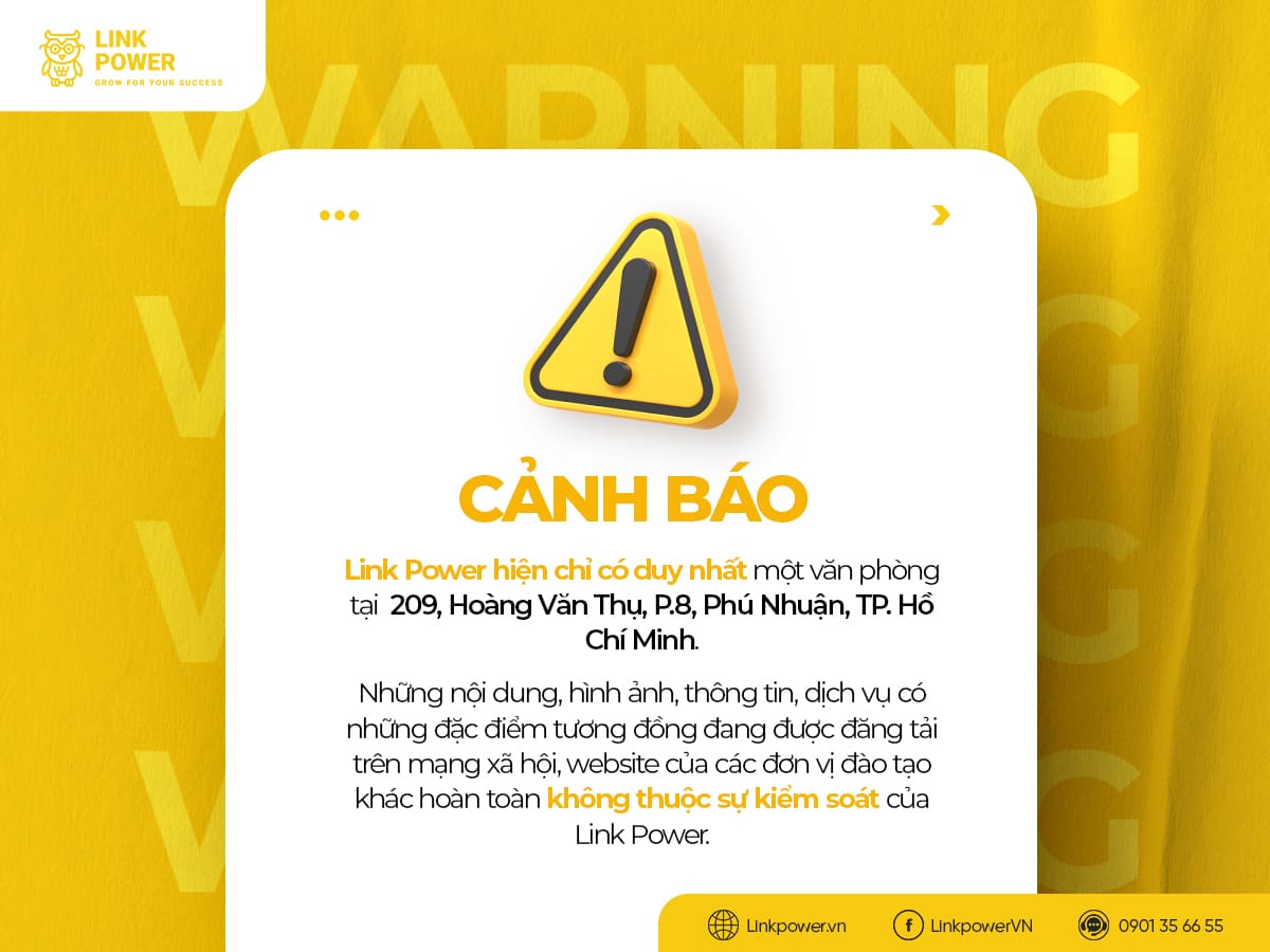 CẢNH BÁO NỘI DUNG GÂY NHẦM LẪN