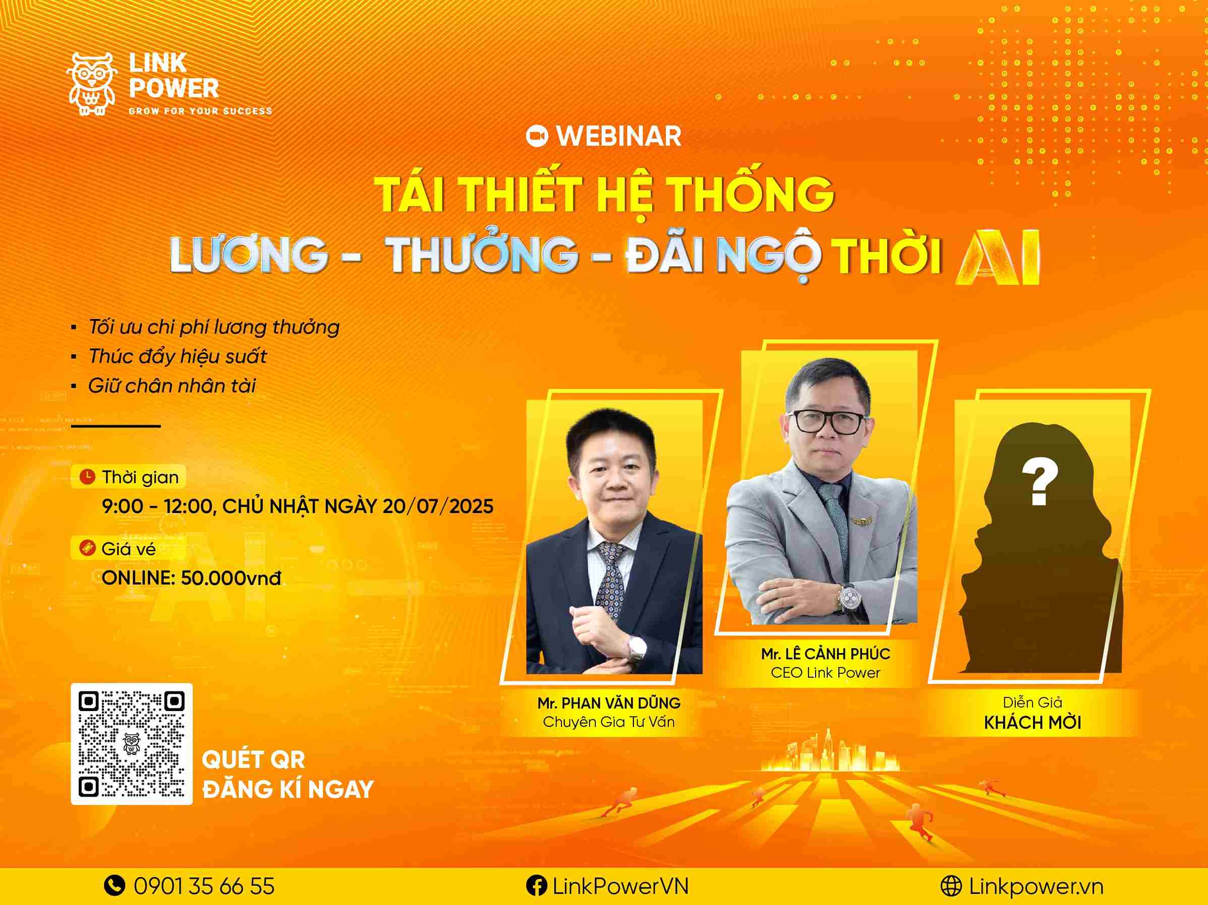 WEBINAR: TÁI THIẾT HỆ THỐNG LƯƠNG – THƯỞNG – ĐÃI NGỘ THỜI AI
